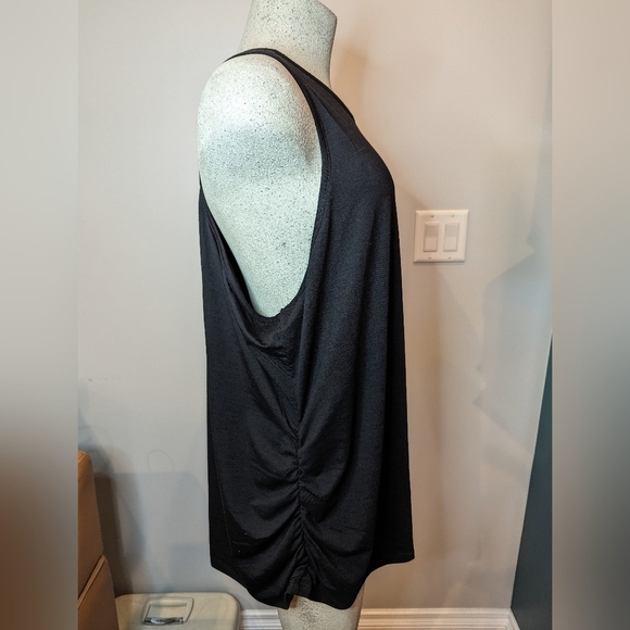 Knit Side Ruched Crew Neck Sleeveless Active Tank tagged Size 4x fits li… - Picture 5 of 13